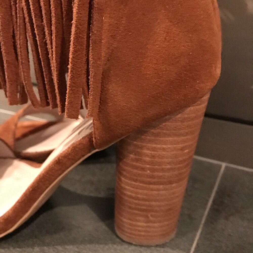 House of Harlow 1960 NWT Leather Heels Fringe - Picture 5 of 5